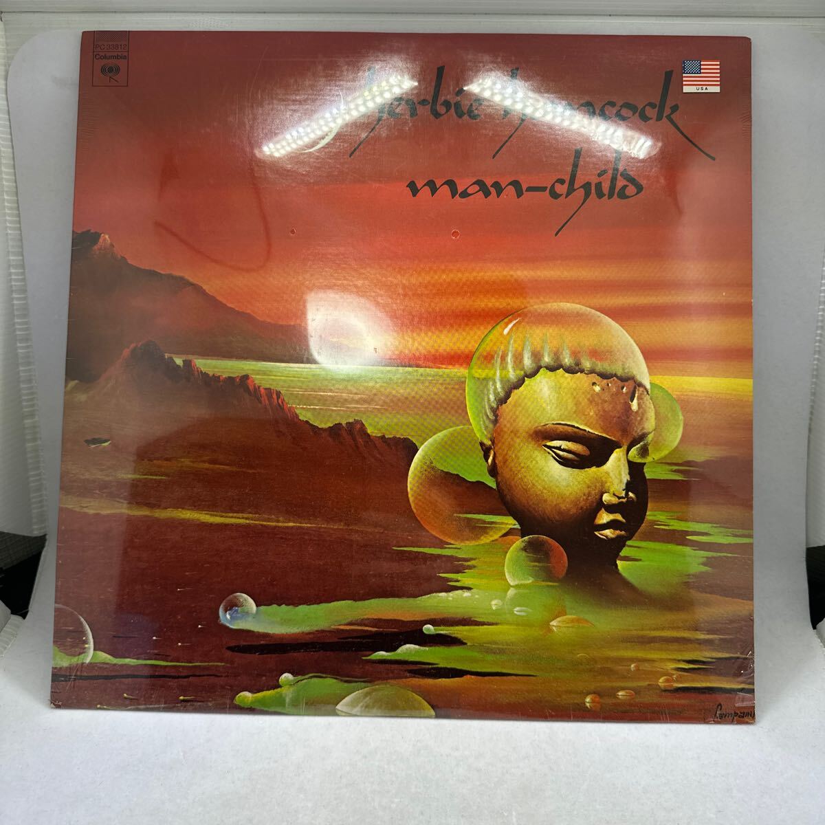 希少デッドストック未開封US盤LP!! HERBIE HANCOCK ハービーハンコック MAN-CHILD マン・チャイルド PC33812 レコード JAZZ ジャズ SEALD
