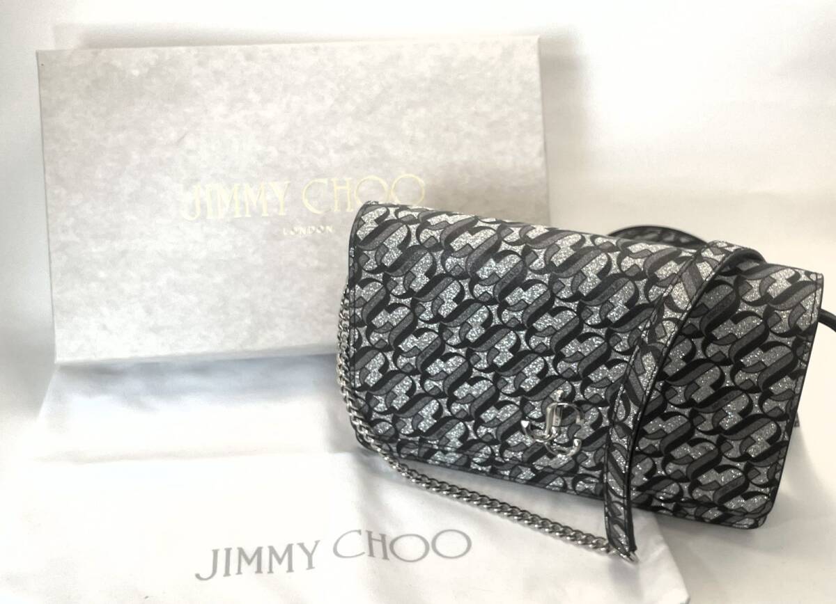 美品　ジミーチュウ JIMMY CHOO　ショルダーバッグ 193PALACE　保存袋　保存箱付き