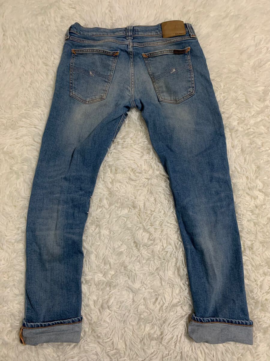 NUDIE JEANS（ヌーディージーンズ）デニム ジーンズ ストレッチ ダメージ加工　W30