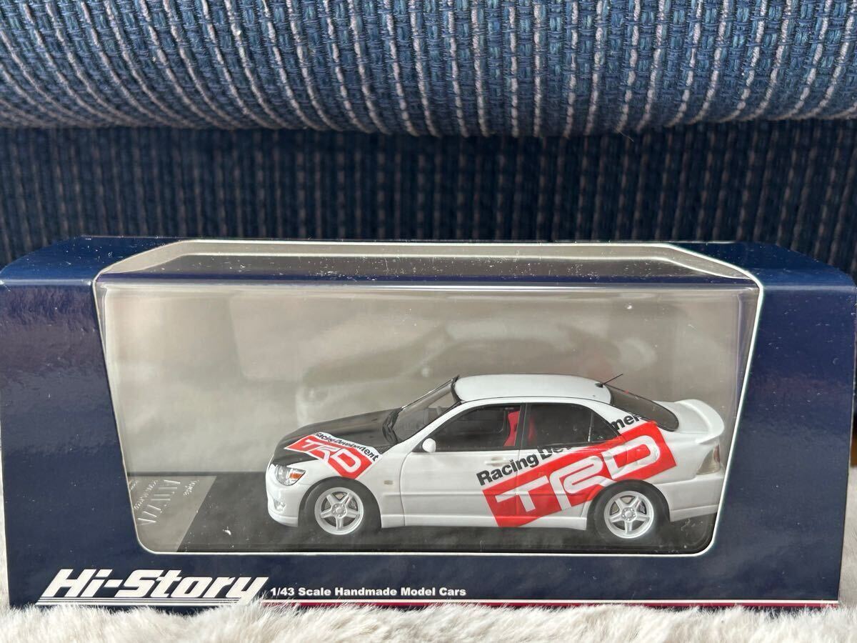 hi story 1/43 ハイストーリー　TOYOTA ALTEZZA rs200 TRD 1998 suprer WHITE トヨタ　アルテッツァ　デモカー　スーパーホワイト