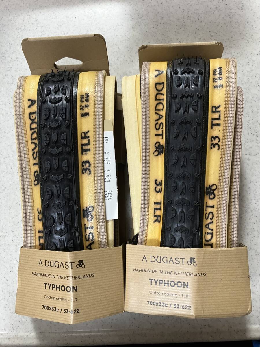 A.DUGAST　TLR　33mm　未使用2本セット　シクロクロス　チューブレスレディタイヤ