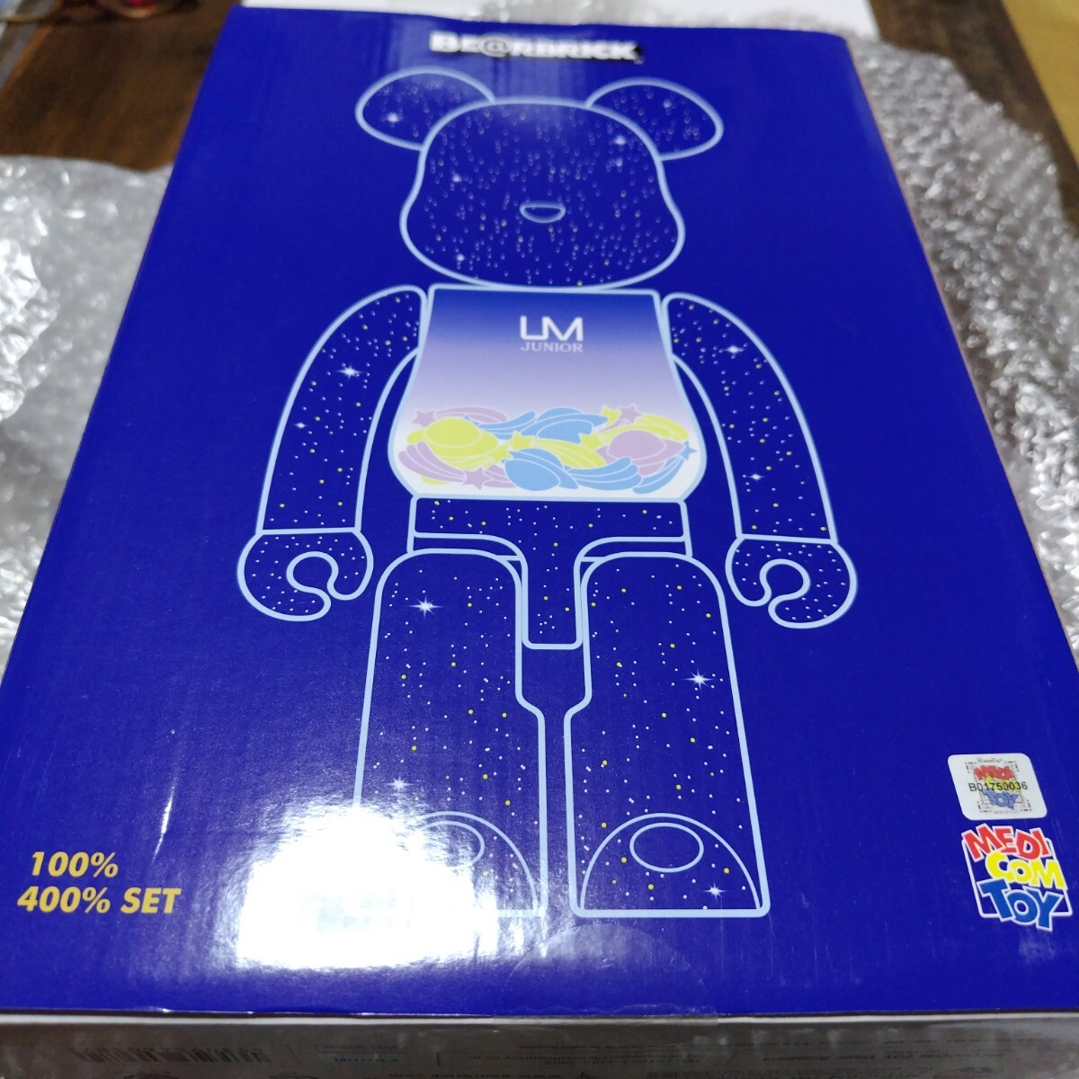 フィルム未開封品 MEDICOM TOY ベアブリック PHANTACi×24karats フィルム未開封品 MEDICOM TOY ベアブリック PHANTACi×24karats