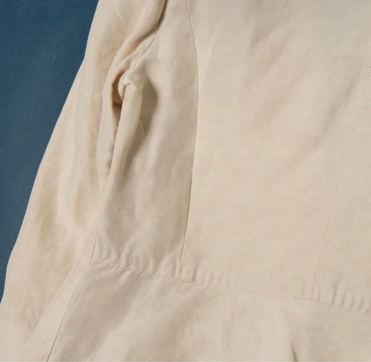 価格16万円程●MaxMara STUDIO 七分袖ジャケット レディースS相当_画像6