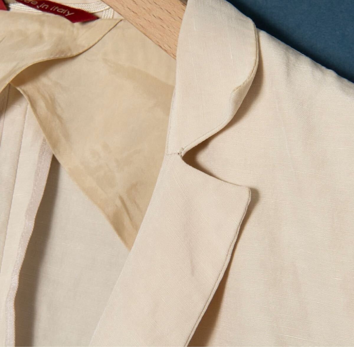 価格16万円程●MaxMara STUDIO 七分袖ジャケット レディースS相当_画像4