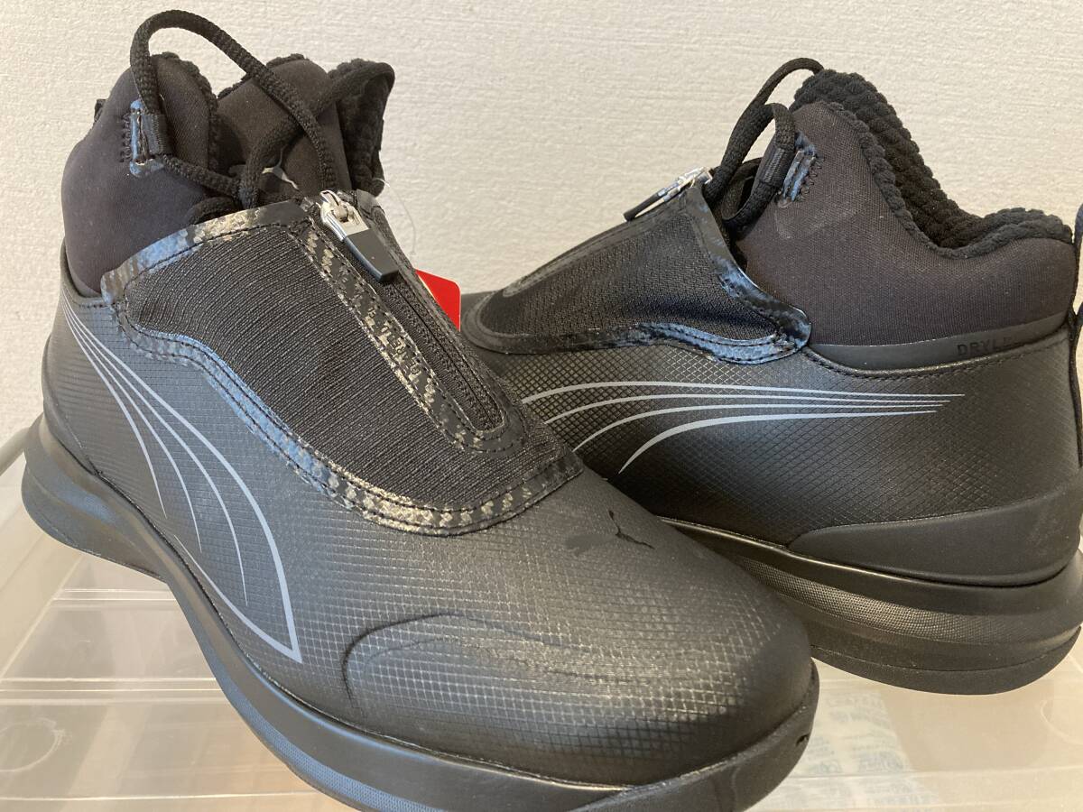 PUMA プーマ ブーツ ゴルフシューズ 未使用品 黒 27.5cm スパイク 天然皮革・合繊
