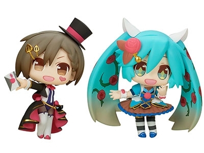 ★激安★初音ミク ピアプロキャラクターズ トレーディングミニフィギュアシリーズ MEIKO・初音ミク　絵夢(エモン)トイズ