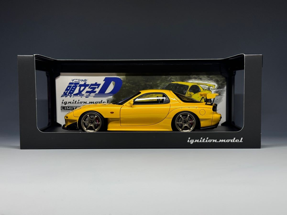 込】IG 1/18 イニシャルD マツダ RX-7 FD3S イエロー 頭文字D 込】IG 1/18 イニシャルD マツダ RX-7 FD3S イエロー 頭文字D