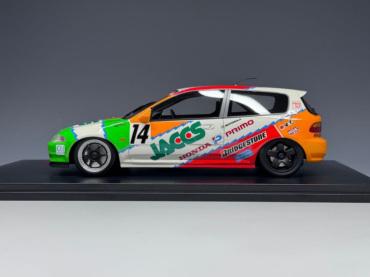 込】ワンモデル 1/18 ホンダ シビック EG6 JACCS JTC 1993 No 14 込】ワンモデル 1/18 ホンダ シビック EG6 JACCS JTC 1993 No 14