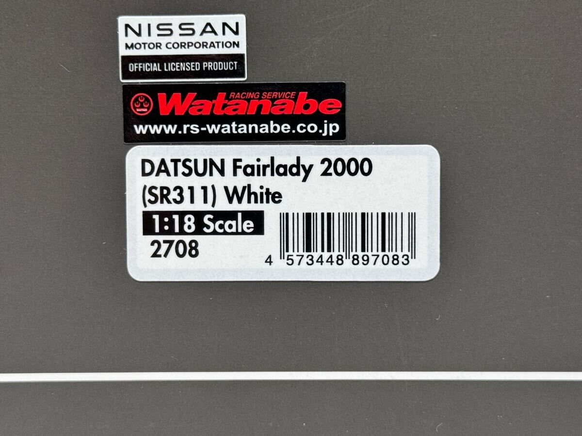 込】IG 1/18 ダットサン フェアレディ 2000 SR311 ホワイト 込】IG 1/18 ダットサン フェアレディ 2000 SR311 ホワイト