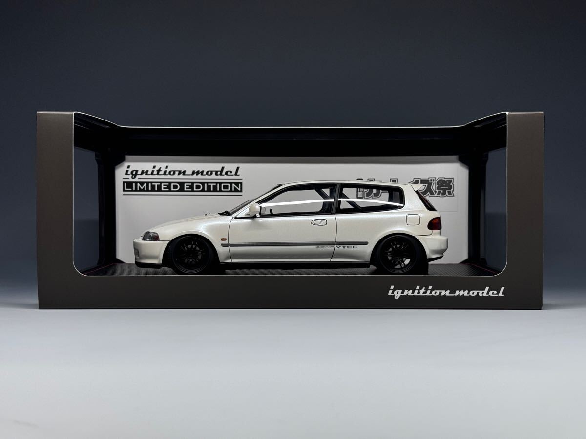 込】IG 1/18 ホンダ シビック EG6 パールホワイト 3041 B16A 込】IG 1/18 ホンダ シビック EG6 パールホワイト 3041 B16A