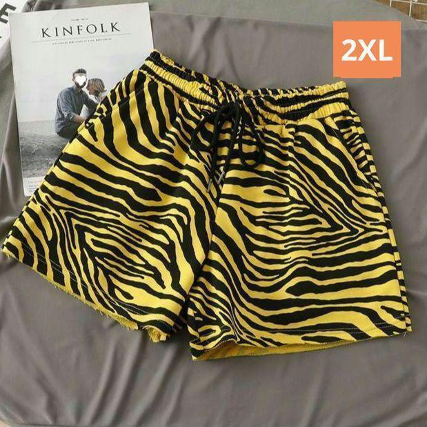【新品未使用】鬼パンツ 虎 節分豆まきコスプレ衣装 男女兼用 イベント 2XL　トラ柄　ヒョウ柄　トラパンツ　カミナリパンツ