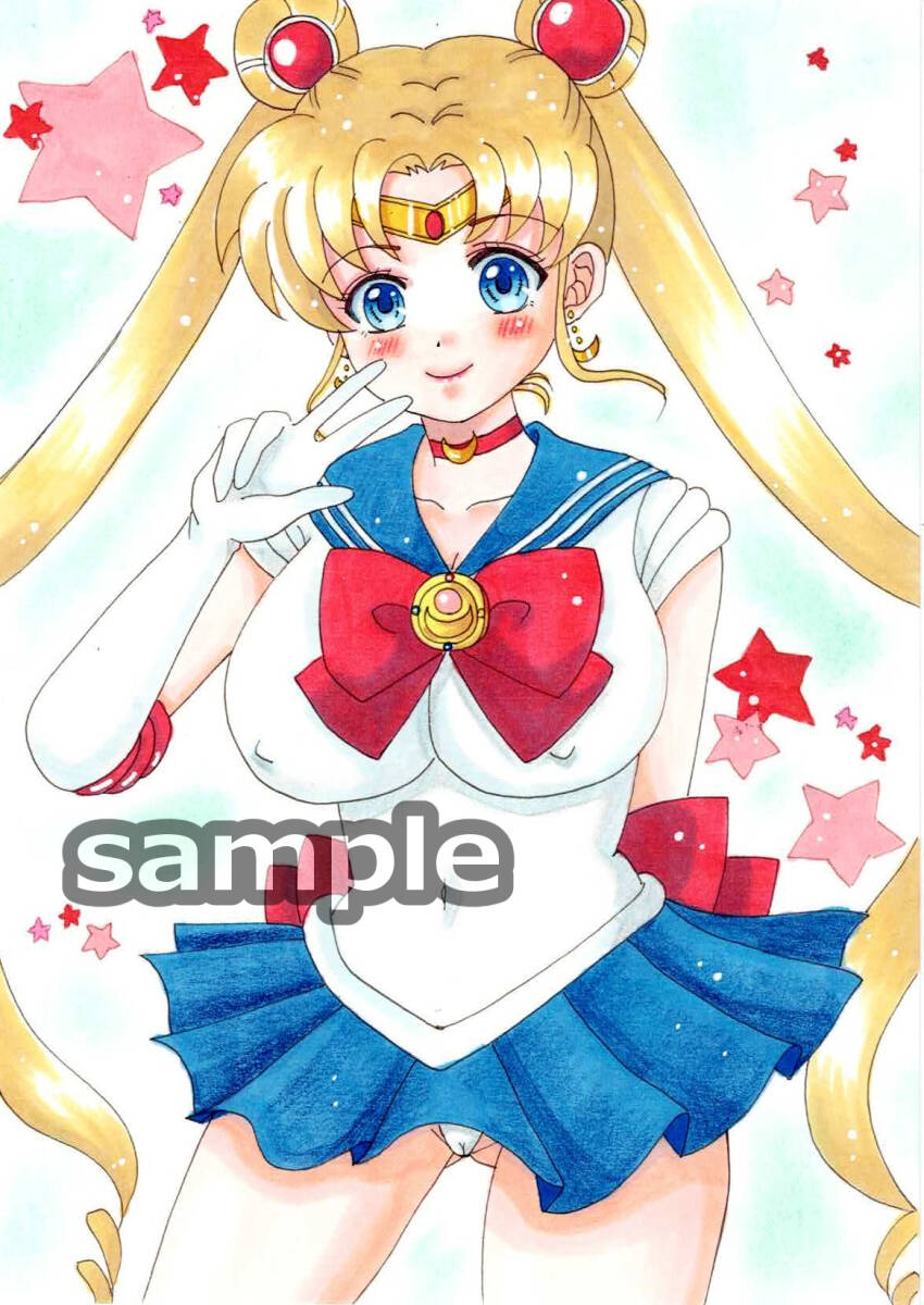 手描きイラスト 美少女戦士セーラームーン A5|コミック、アニメ 手描きイラスト 美少女戦士セーラームーン A5|コミック、アニメ
