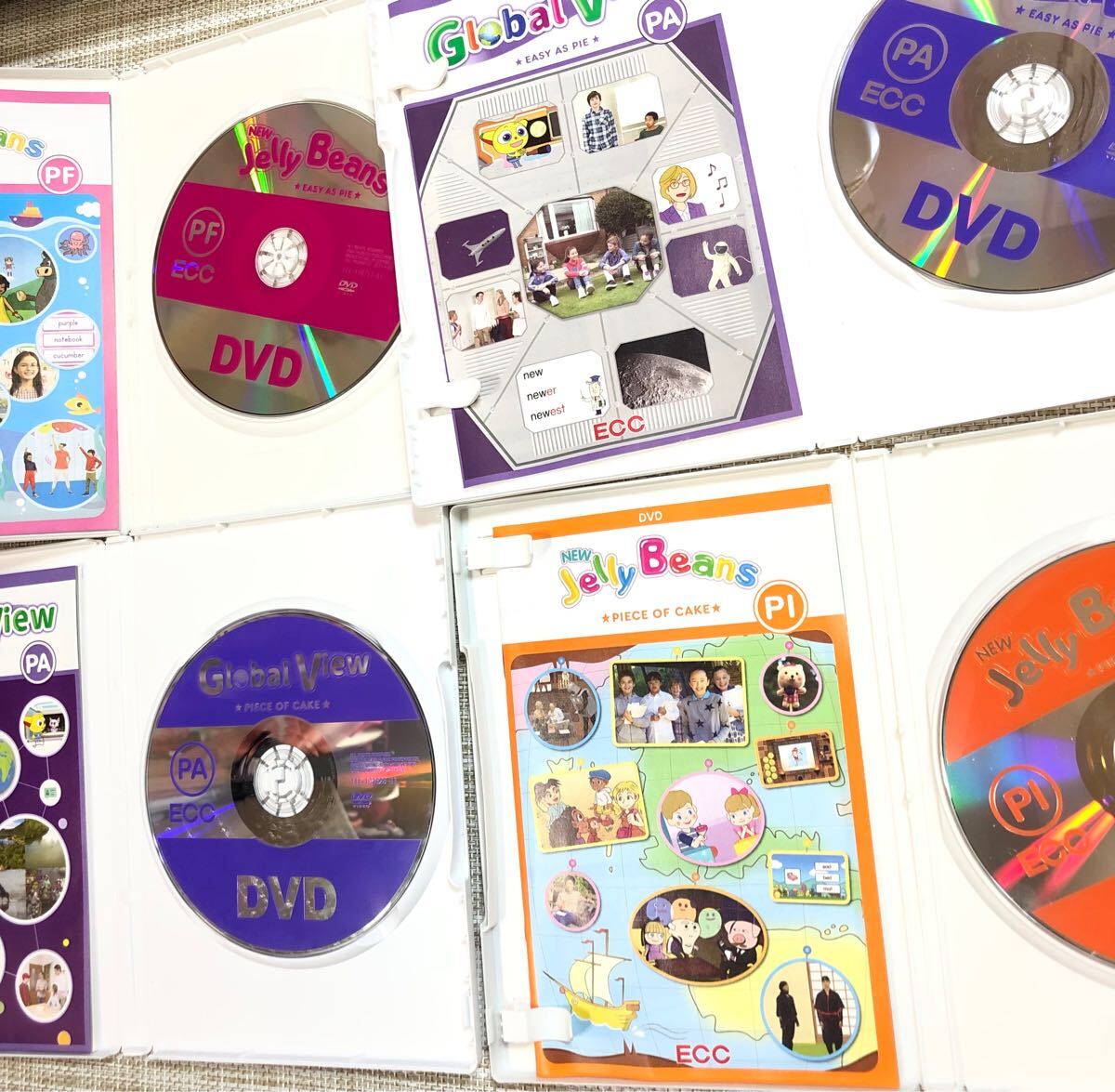 DVD ECC gellybeans Gloval View DVD４枚セット