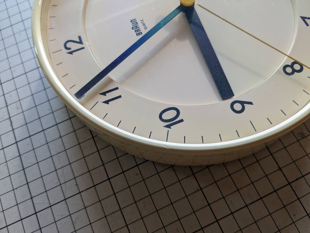 ブラウン braun 掛時計 動作品 ビンテージ ラムス ディーター ブラウン braun 掛時計 動作品 ビンテージ ラムス ディーター