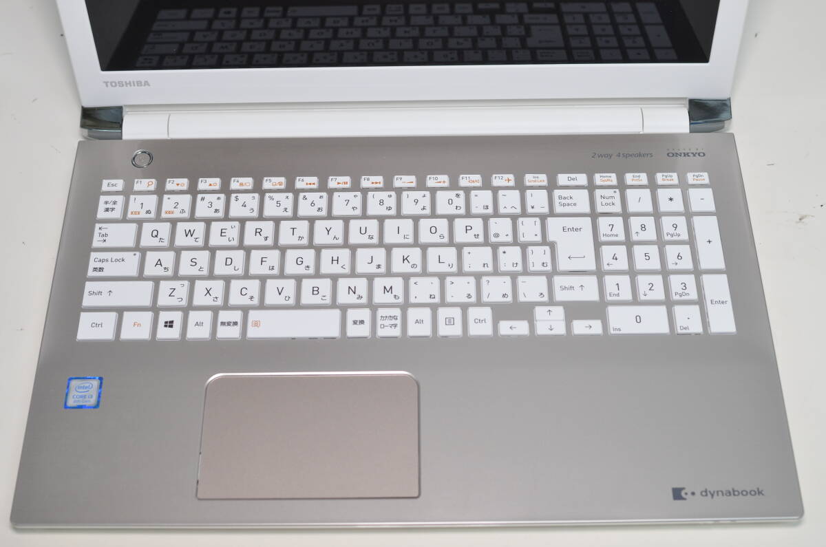 中古良品ノートパソコン 東芝 T45/GGD Windows11+office 爆速SSD256GB core i3-8130U/メモリ8GB/15.6インチ/webカメラ/無線/DVDマルチ/24H2