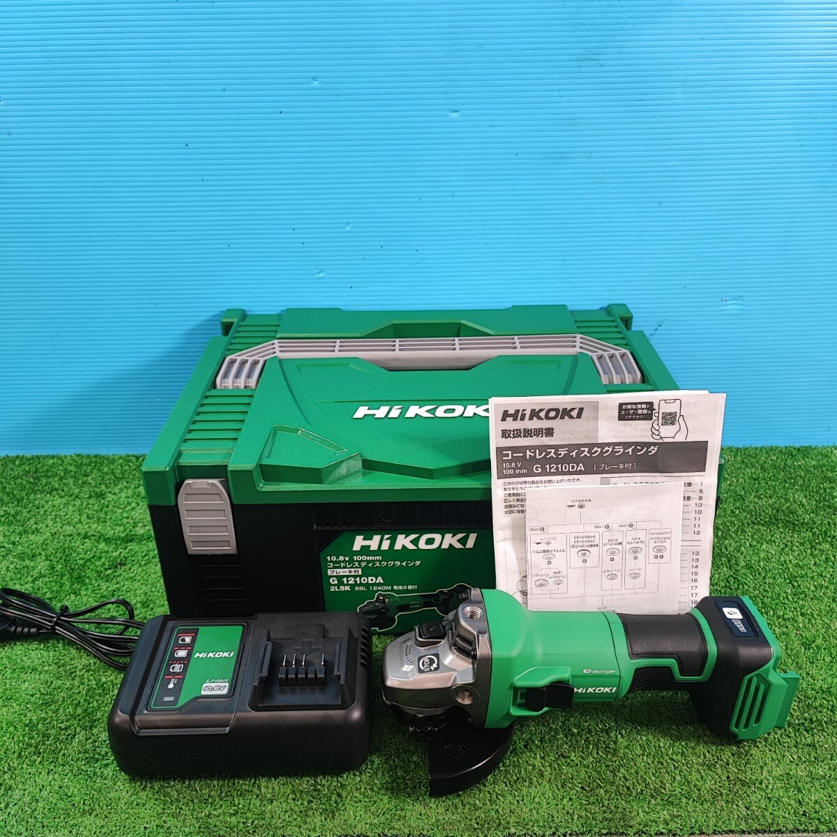 【中古品】★ハイコーキ(HIKOKI ※旧:日立工機) 100mmコードレスディスクグラインダ G1210DA(NN)