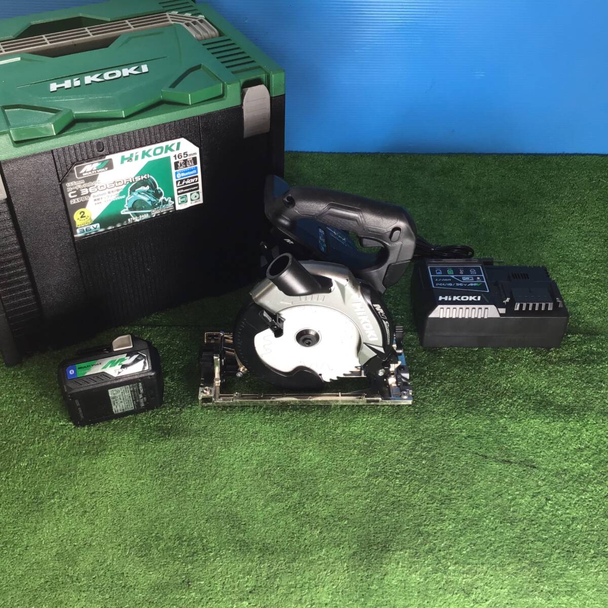 【中古品】★ハイコーキ(HIKOKI ※旧:日立工機) コードレス丸のこ C3606DA(SK)(2XPBS)【岩槻店】