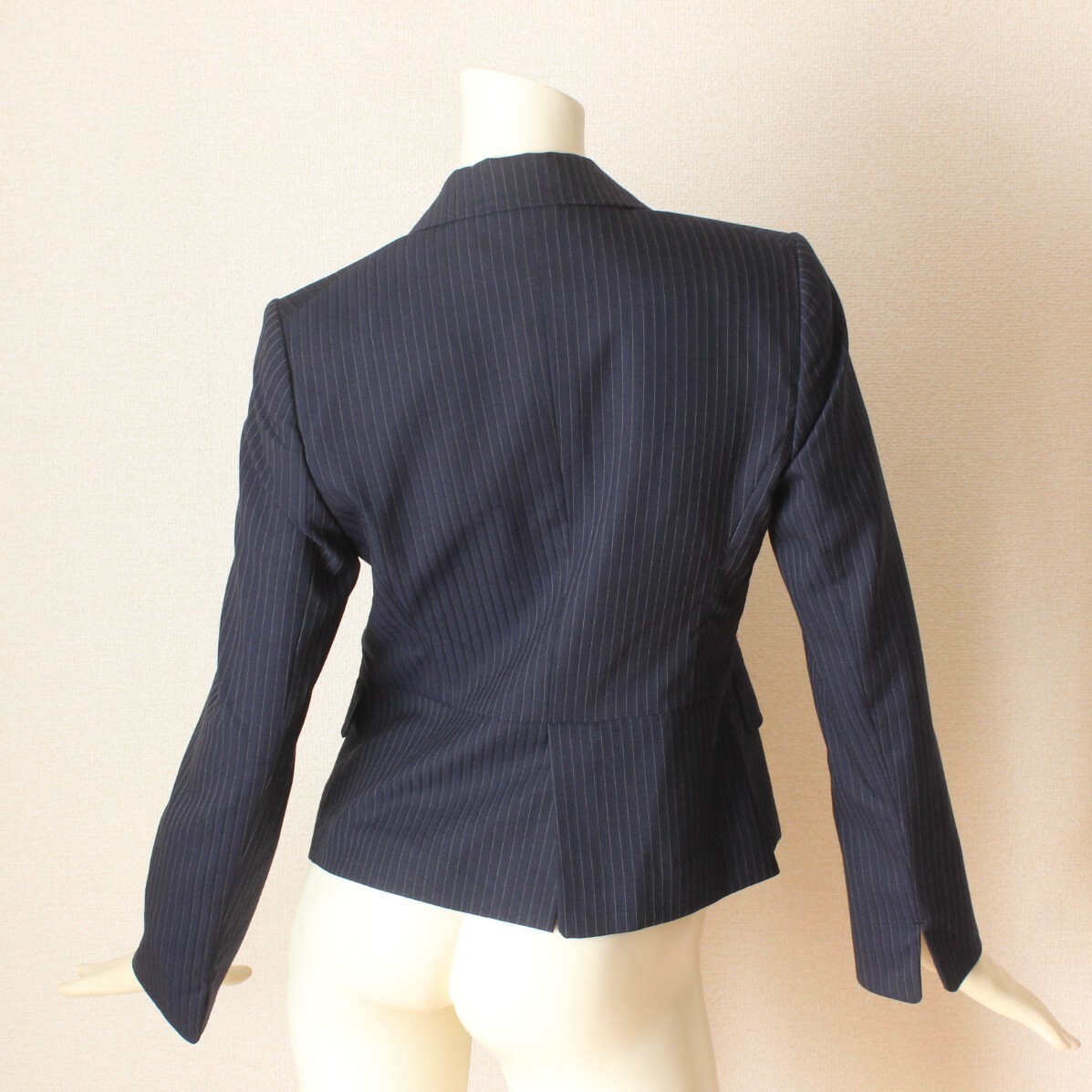 【新品同様】洋服の青山 n-line by nozomi パンツスーツ 9 ★未使用に近い★ M ネイビー紺 面接 ビジネス tqe 佐々木希 ★極美品★