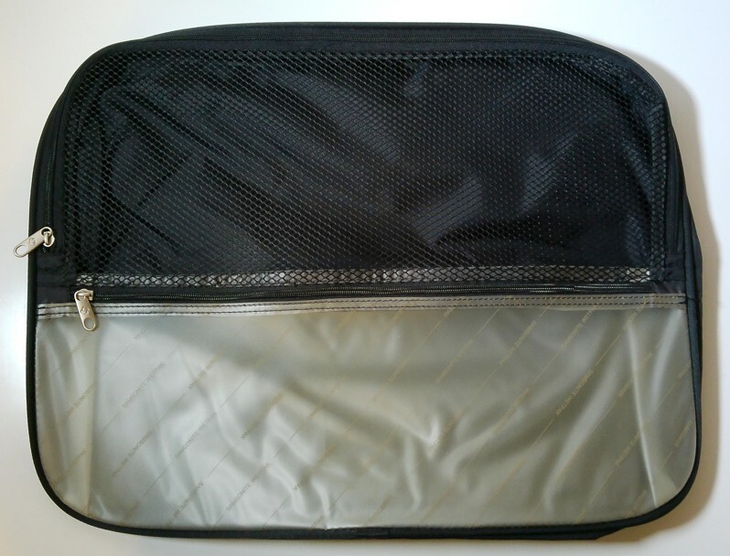Samsonite サムソナイト トラベルケース 旅行収納 仕切り パッキング 出張 黒ｘグレー fkdyu a201f0129 