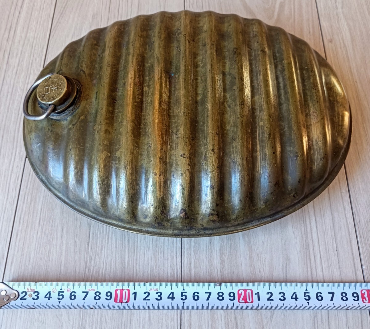 真鍮黄銅製 湯たんぽ日の本ゆたんぽ昭和レトロ 当時物】年代物 真鍮黄銅製 湯たんぽ日の本ゆたんぽ昭和レトロ 当時物】年代物