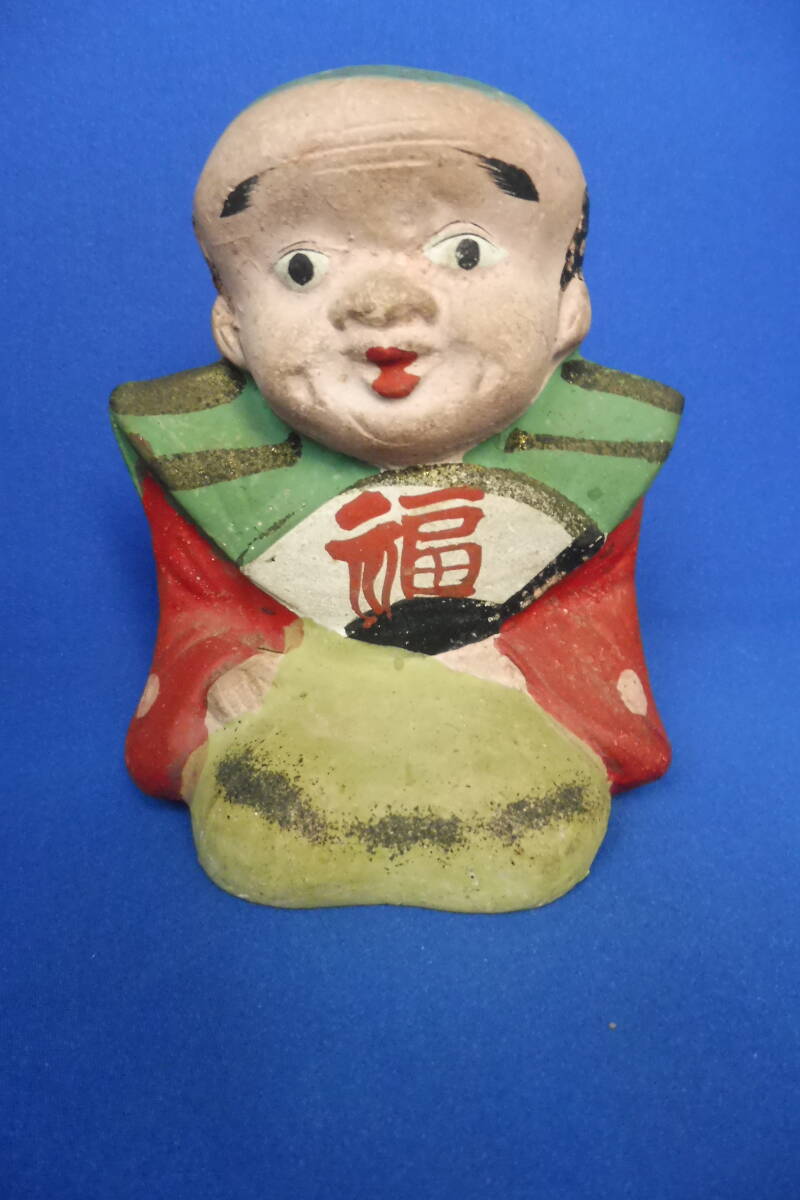 福助土人形　　おでこの張った古い手