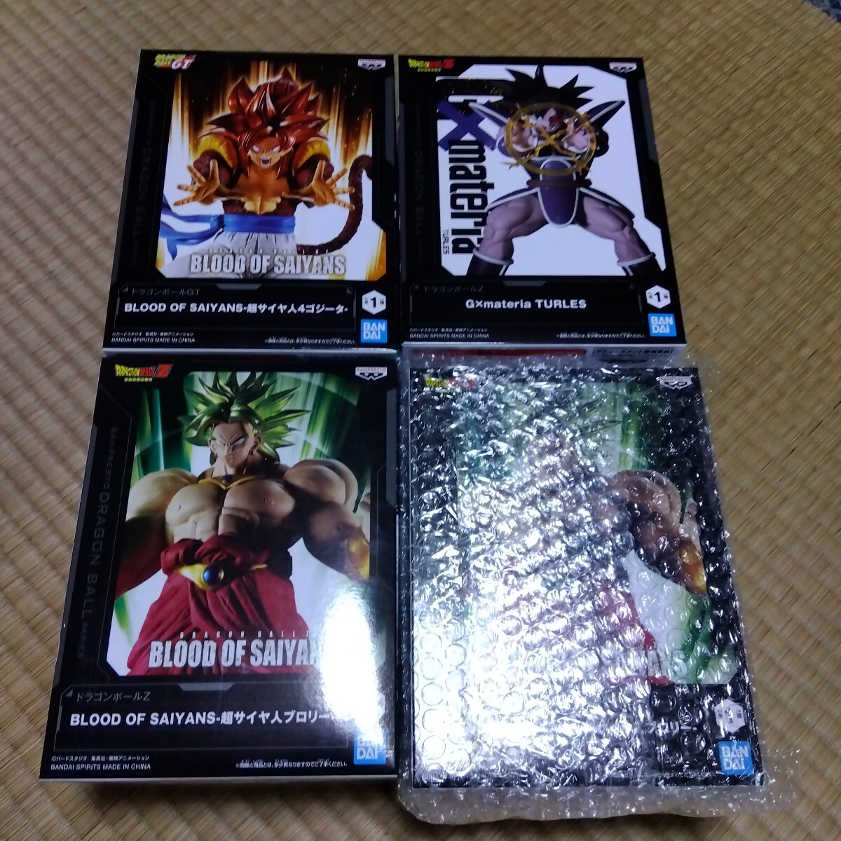 4点セット　ドラゴンボールZ BLOOD OF SAIYANS -超サイヤ人ブロリー-　G×materia ターレス ドラゴンボールGT 超サイヤ人４ゴジータ