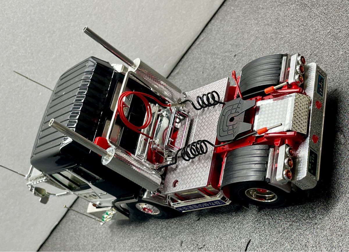 希少 1/32 大型デコトラ プロフィアヘッド 後輪3軸トレーラー 希少 1/32 大型デコトラ プロフィアヘッド 後輪3軸トレーラー