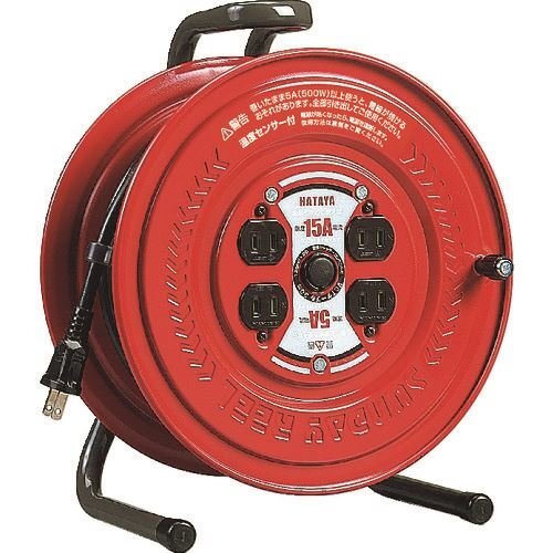 ハタヤ コードリール サンデーリール 単相１００Ｖ １．２５ＳＱ ３０ｍ 温度センサー付 [S30S]