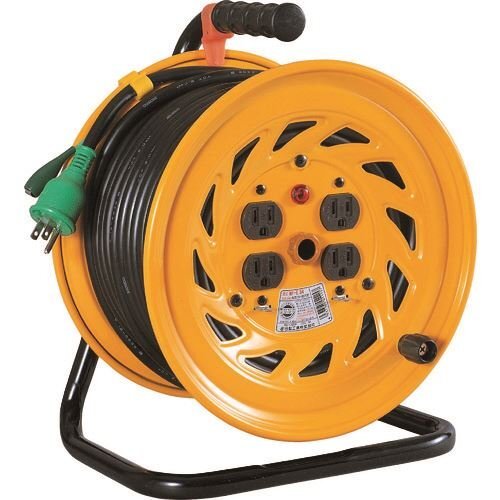 ＮＩＣＨＩＤＯ 電工ドラム アース付 ３０ｍ [NFE34]