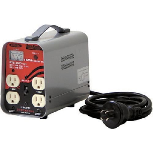ＮＩＣＨＩＤＯ 変圧器 降圧専用トラパック リングトランス １ＫＶＡ [RTB100D]