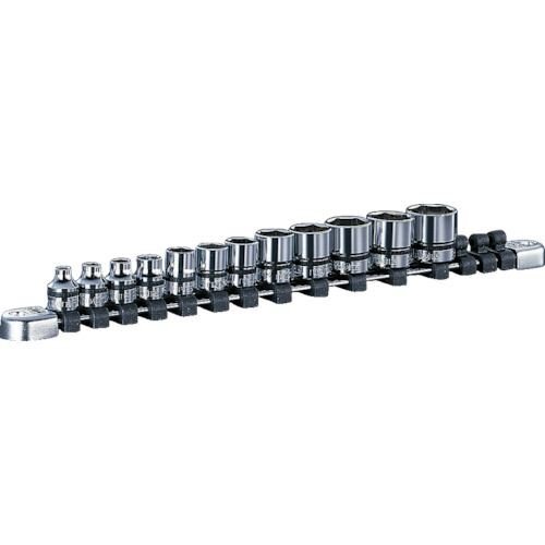 ｎｅｐｒｏｓ ９．５ｓｑ．ソケットセット（１２コ組） 差込数９．５ｍｍ ６角 [NTB312A]