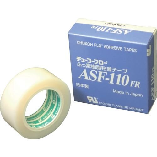 ｃｈｕｋｏｈ フッ素樹脂フィルム粘着テープ ＡＳＦー１１０ＦＲ ０．１８ｔ×２５ｗ×１０ｍ [ASF110FR18X25]