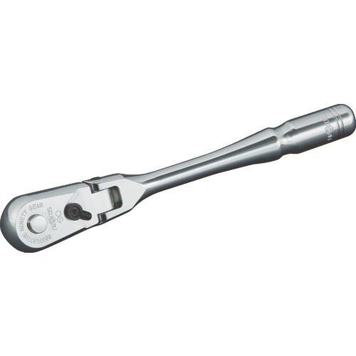 ｎｅｐｒｏｓ ６．３ｓｑ．フレックスラチェットハンドル 歯数９０枚 差込角６．３５ｍｍ 全長１５０ｍｍ [NBR290F]