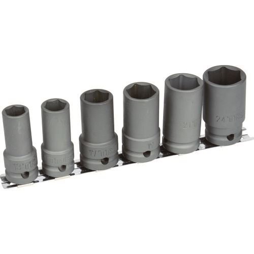 ＴＲＵＳＣＯ インパクト用ロングソケット６個組セット 差込角１２．７ｍｍ [T46LSET]
