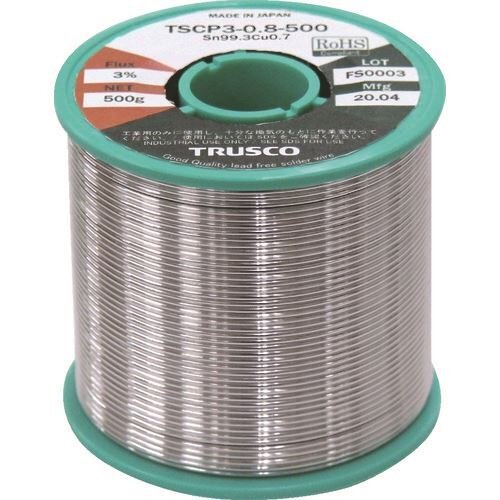 ＴＲＵＳＣＯ 低コスト鉛フリーはんだ（やに入り） ５００Ｇ１．６ [TSCP31.6500]