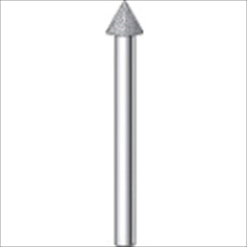 ナカニシ 電着ダイヤモンドバー（５本）粒度１４０ 円錐 刃径３ｍｍ刃長２．７ｍｍ [11151]