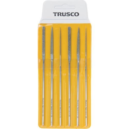 ＴＲＵＳＣＯ ダイヤモンドミニヤスリ 平・半丸・丸 ６本組セット [TMIS1]