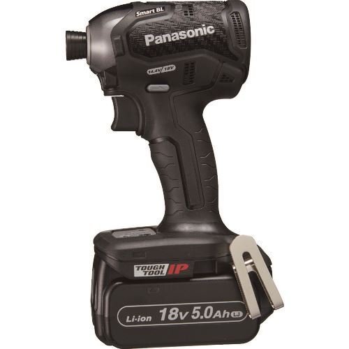 Ｐａｎａｓｏｎｉｃ デュアル インパクトドライバー １８Ｖ ５．０Ａｈセット 黒 [EZ76A1LJ2GB]