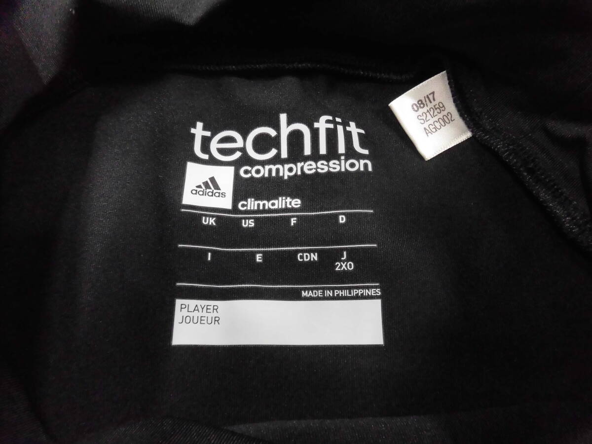 adidas 長袖アンダーシャツ　2XO（黒）_画像3