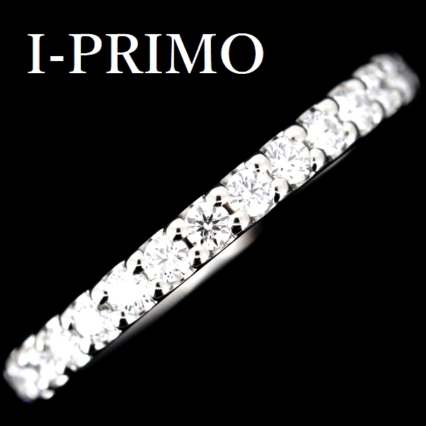 アイプリモ ダイヤモンド 0.27ct ハーフエタニティー リング Pt950