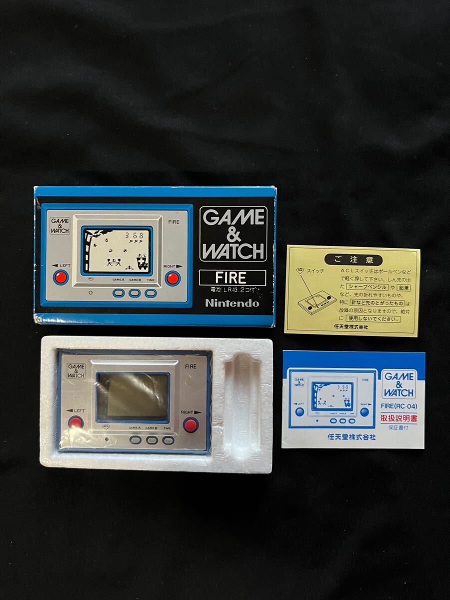 美品　 任天堂 ゲーム& ウォッチ　 ファイア GAME & WATCH FIRE