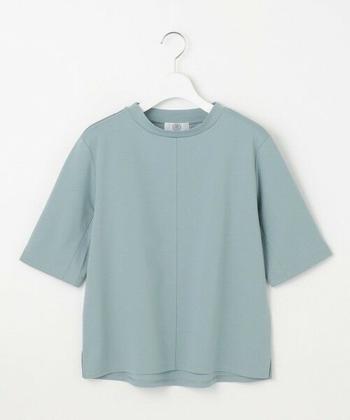 J.PRESS★新品　TCポンチ モックネック カットソー　ミストグリーン系　オンワード樫山★sizeM