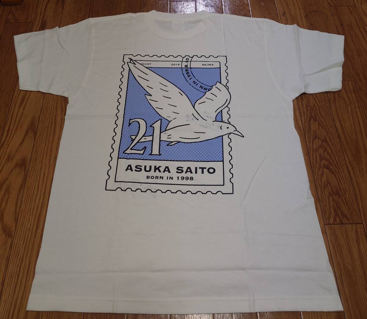 乃木坂46 卒業生 齋藤飛鳥 直筆サイン Tシャツ 生誕記念Tシャツ 乃木坂46 卒業生 齋藤飛鳥 直筆サイン Tシャツ 生誕記念Tシャツ