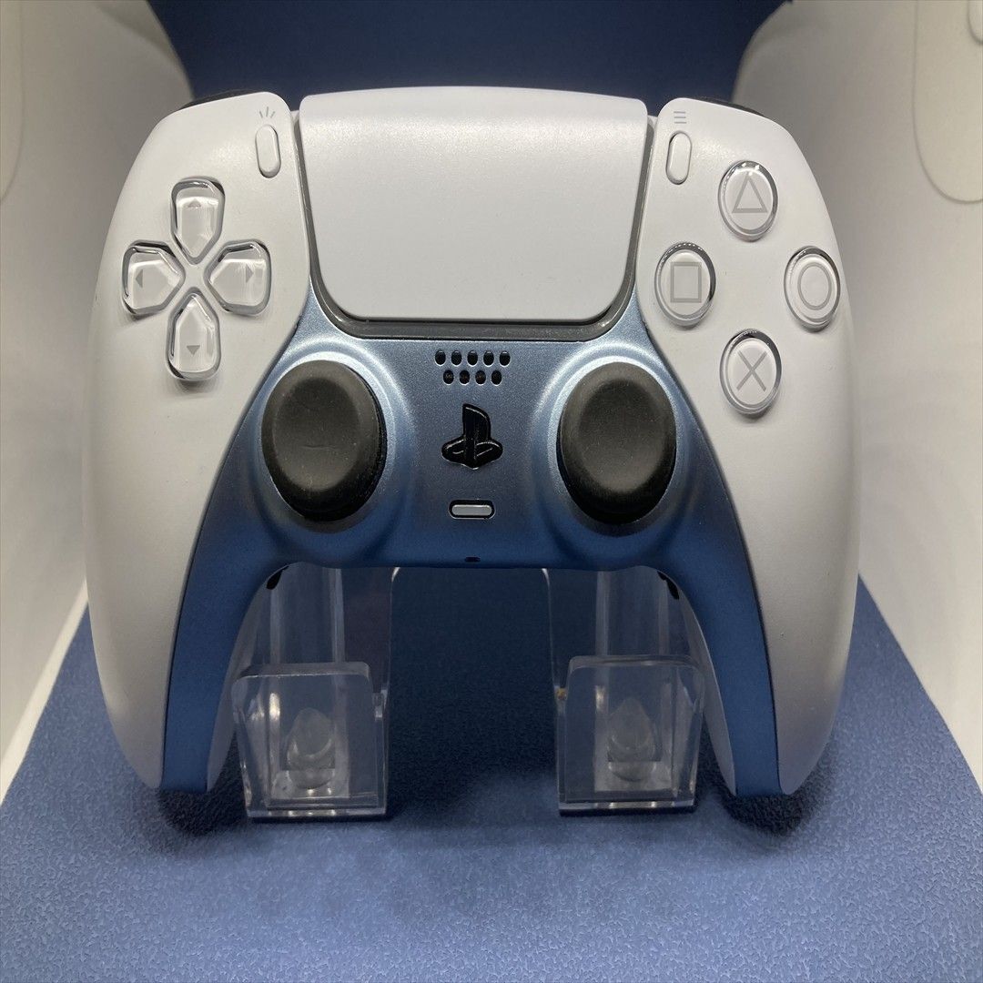 PS5 DualSense контроллер custom экстерьер полка . стул покрытие лёд серебряный Junk ремонт 