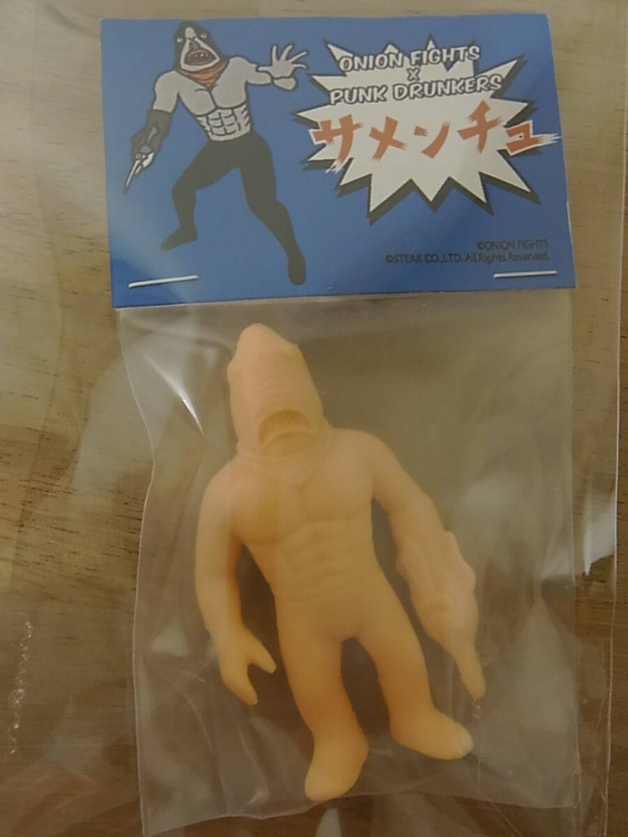 未開封品 鷹の爪 パンクドランカーズ PDS オニオンファイツ 消しゴム人形 鮫人 ORANGE