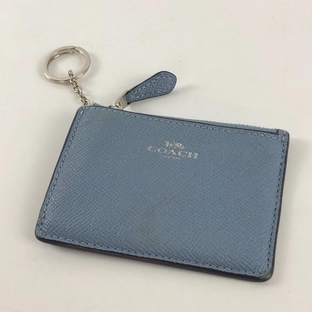 COACH コーチ カードケース ブルー レディース ブランド 名刺 COACH コーチ カードケース ブルー レディース ブランド 名刺