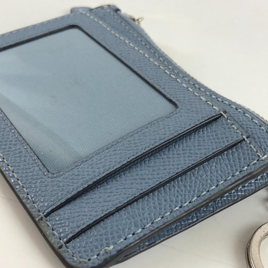 COACH コーチ カードケース ブルー レディース ブランド 名刺 COACH コーチ カードケース ブルー レディース ブランド 名刺