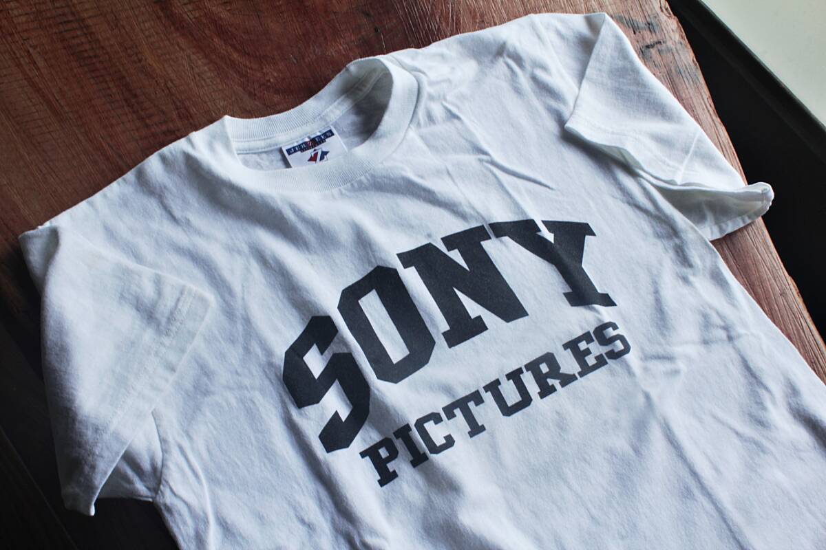 SonyPictures/ソニーピクチャーズ&　半袖Tシャツ新ユースL ホワイト★デッドストック