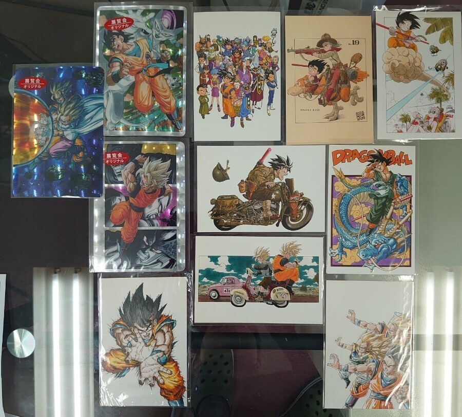 ドラゴンボール 鳥山明 The World of DRAGON BALL 30周年記念 展示会 限定 オリジナルポストカード 11枚セット おまけつき