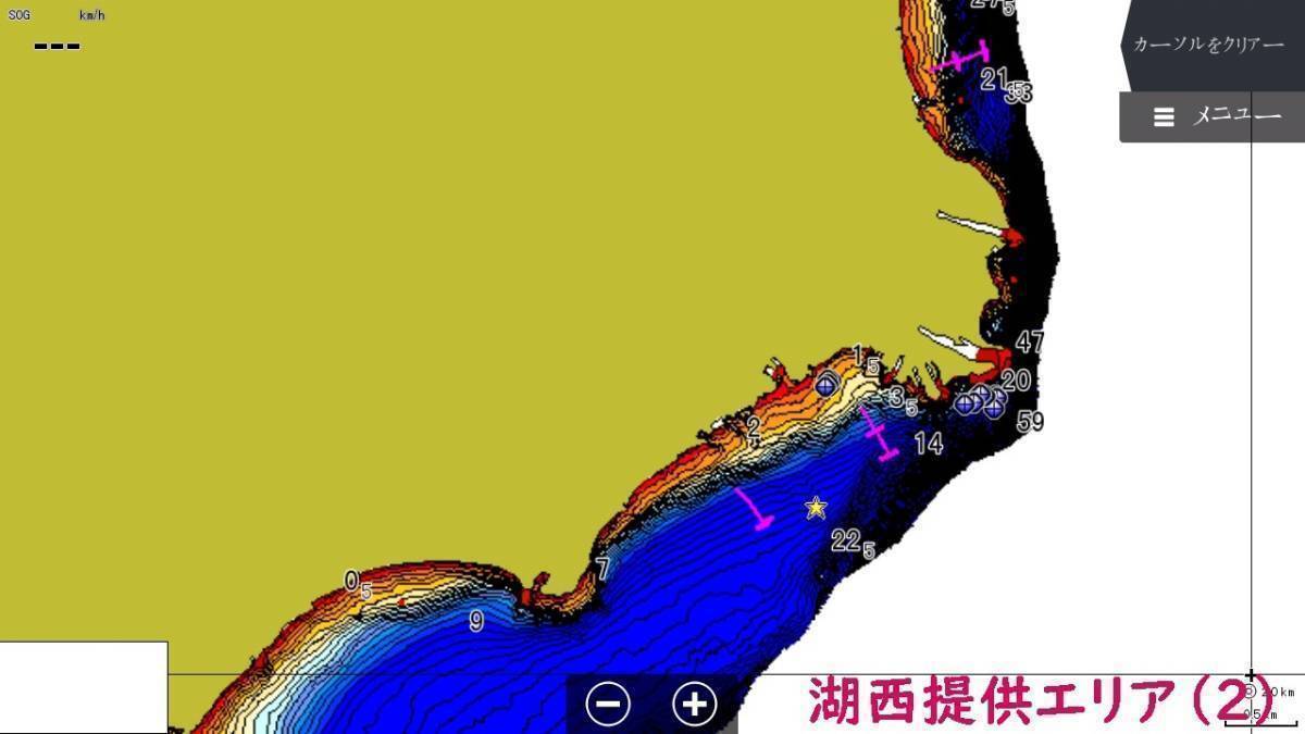 LOWRANCE HDS 魚探畫面